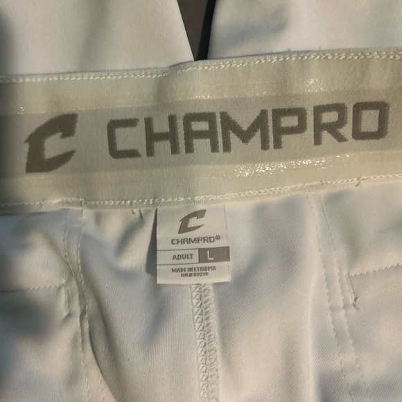 Champro Baseball Pants with Blue Piping - Picture 3 of 3